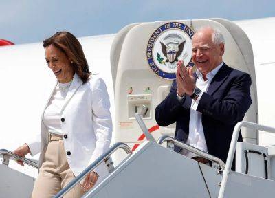 Donald Trump - Kamala Harris - Josh Shapiro - Joe Sommerlad - Tim Walz - Fox - Trump vs Harris live: New national polls favor Kamala Harris over Donald Trump in race to White House - independent.co.uk - state Pennsylvania - state Minnesota - state Wisconsin - city Philadelphia - county Eau Claire