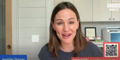 Jennifer Garner and Queer Eye’s Bobby Berk join Rural Voters for Harris call to celebrate Walz’s pick