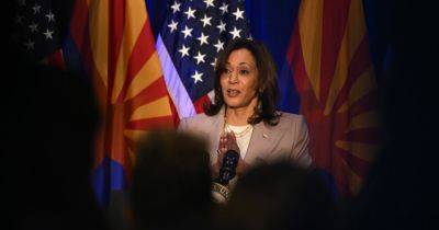 Harris Fights Uphill Against Trump in Arizona, Backed by a Revived Party