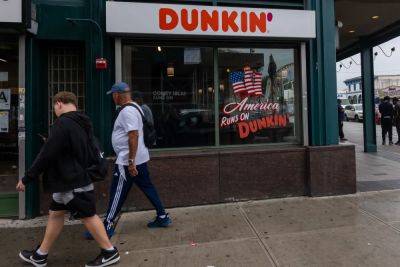 Donald Trump - Gustaf Kilander - Nick Fuentes - Alex Jones - MAGA fans call for boycott of Dunkin Donuts: ‘The Bud Lite treatment’ - independent.co.uk - city Sandy