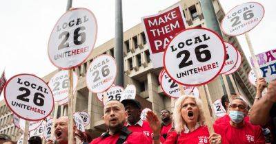 Dave Jamieson - Thousands Of U.S. Hotel Workers Are On Strike - huffpost.com - state California - state Rhode Island - state Connecticut - state Hawaii - city Boston - Los Angeles - city Baltimore - county San Diego - county New Haven - city Seattle - San Francisco - county Oakland