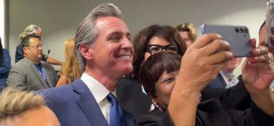 Back on the trail: Top Biden surrogate Newsom now campaigning for Harris