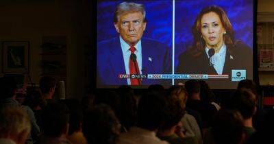 Donald Trump - Kamala Harris - Vladimir Putin - Nick Visser - Kim Jong - 6 Key Moments From The Debate Between Kamala Harris And Donald Trump - huffpost.com - China - Russia - North Korea - city Philadelphia