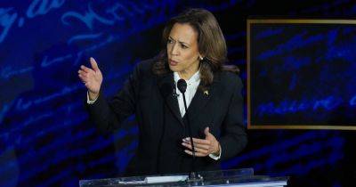 As Trump Links Her to Biden, Harris Says, ‘You’re Running Against Me’