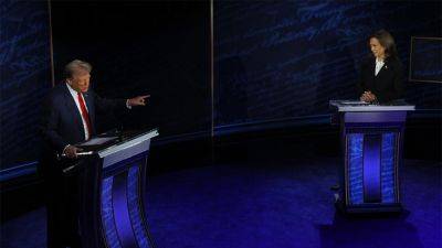 Trump - Bret Baier - Martha Maccallum - Julia Johnson - Fox - Top 5 moments during Trump-Harris presidential debate: 'I'm talking now' - foxnews.com - state Pennsylvania - Russia - Philadelphia, state Pennsylvania