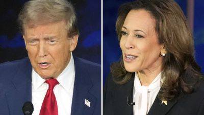 For Harris and Trump, facial expressions did much of the talking during presidential debate