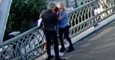 Jon Bon Jovi Helps Talk Woman Off Bridge Ledge And Gives Her A Hug