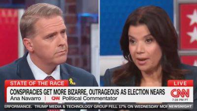 Donald Trump - Abby Phillip - Katie Hawkinson - Ana Navarro - Scott Jennings - GOP strategist refuses to give straight answer about Trump’s ‘racist’ comments about migrants in testy CNN segment - independent.co.uk - state Ohio - Haiti - city Springfield, state Ohio