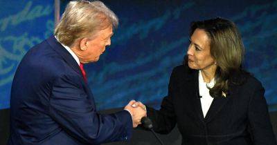 Kamala Harris’ Debate Handshake Spoke Volumes. Body Language Experts Reveal Why.