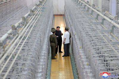 Kim Jong Un shows off his nuclear facility and calls for 'exponential' increase in warheads