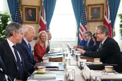 Allies Starmer and Biden meet in White House to talk future. It might all change in months