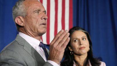 Joe Biden - Kamala Harris - Robert F.Kennedy-Junior - JONATHAN J COOPER - Tulsi Gabbard - Robert F. Kennedy Jr. becomes a frequent campaigner for Donald Trump - apnews.com - state Arizona