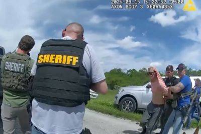 Donald Trump - Ariana Baio - Wesley Routh - Police body cam footage shows moment suspect in apparent Trump assassination attempt is arrested - independent.co.uk - state Florida - county Palm Beach - county Martin