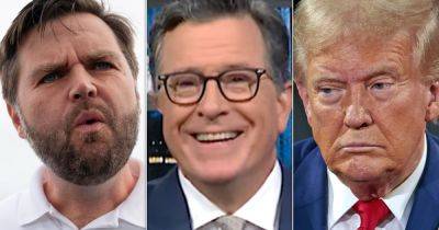 Donald Trump - Stephen Colbert - Ed Mazza - Stephen Colbert Schools JD Vance On Trump 'Dementia' After Latest Word Salad - huffpost.com - state Ohio - Haiti - city Springfield, state Ohio