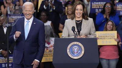 Joe Biden - Donald Trump - Kamala Harris - COLLEEN LONG - Tim Walz - Harris looks to Biden for a boost in Pennsylvania as the two are set to attend a Labor Day parade - apnews.com - state Pennsylvania - Washington - state Minnesota - county Harris