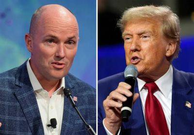 Donald Trump - Mitt Romney - HANNAH SCHOENBAUM - Arlington cemetery controversy shines spotlight on Utah Gov Spencer Cox’s sudden embrace of Trump - independent.co.uk - Usa - state Pennsylvania - state Utah - city Romney