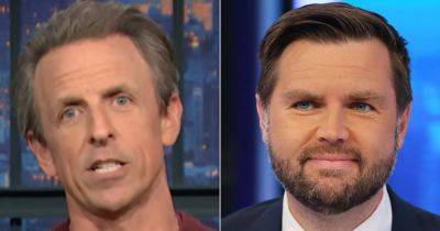 Seth Meyers Hits JD Vance With A Blistering Comparison To 1 Other Republican