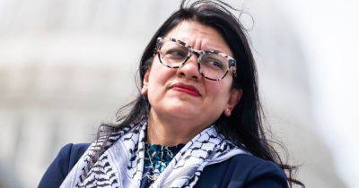 Rashida Tlaib Slams 'Disgraceful' Cartoon Showing Her With Exploding Pager