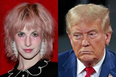 Donald Trump - Ron Desantis - Kevin E G Perry - Paramore’s Hayley Williams denounces Donald Trump: ‘Do you want to live in a dictatorship?’ - independent.co.uk - Usa - state Tennessee - Los Angeles - county Atlantic - Jersey