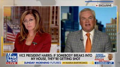 Donald Trump - Kamala Harris - James Comer - Maria Bartiromo - Tim Walz - Fox - Southern - Myriam Page - MAGA rep casts doubts on if Harris has a gun: ‘She needs to tell the American people what type of gun she has’ - independent.co.uk - Usa - China - state Kentucky - city Detroit