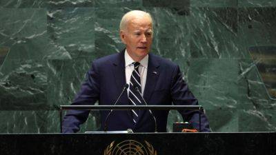 Joe Biden - Donald Trump - Kamala Harris - Mark Robinson - Bill - Josephine Rozzelle - Ryan Routh - Watch: Biden speaks at the United Nations General Assembly in New York - cnbc.com - Ukraine - New York - Sudan