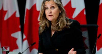 Canada ‘absolutely’ eying proposed U.S. ban on China’s auto tech: Freeland