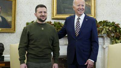 Joe Biden - Volodymyr Zelenskyy - Zelenskyy’s victory plan sets Ukraine’s terms in a desperate war against Russia - apnews.com - Ukraine - Russia - city Moscow - county Thomas - city Greenfield