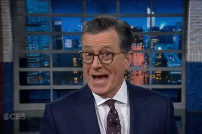 Donald Trump - Stephen Colbert - Madeline Sherratt - Trump attacks ‘very boring’ Stephen Colbert in Truth Social rant about late-night show hosts - independent.co.uk - county Colbert