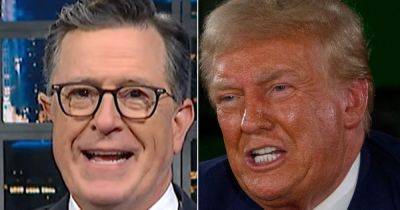 Donald Trump - Stephen Colbert - Ed Mazza - Stephen Colbert Spots Moment Trump Botched The 'Simplest' Possible Question - huffpost.com - state Pennsylvania