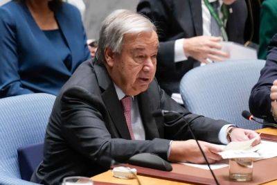 Antonio Guterres - Action - UN chief criticizes divided Security Council for failure of leadership to end wars, calls for unity - independent.co.uk - Usa - Ukraine - Israel - Russia - Slovenia - Sudan