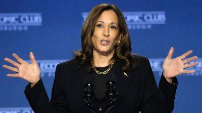 Kamala Harris - Troy Nehls - New Trump - Kristine Parks - Fox - Harris calls for Americans to 'move past the failed policies' in November, draws mockery - foxnews.com - Usa - state Texas - county Harris