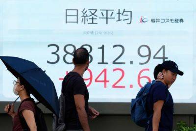 Elaine Kurtenbach - Stock market today: Asian markets surge higher after Wall Street takes a breather - independent.co.uk - China - Australia - Japan - South Korea - Hong Kong - city Shanghai - city Tokyo