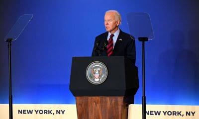 Biden blunders at New York City speech, telling the audience 'Welcome to Washington'