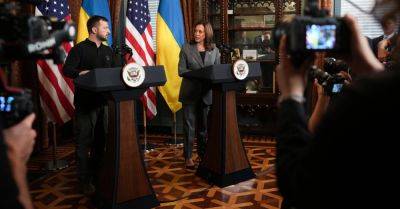 Kamala Harris - Volodymyr Zelensky - Vladimir V.Putin - Harris Meets With Zelensky, Anticipating a Handover of Global Crises - nytimes.com - Usa - Ukraine - Russia