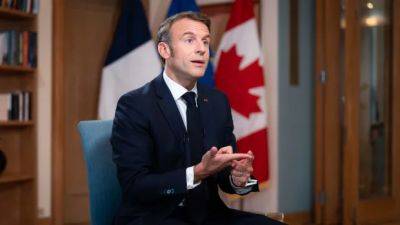 Macron says Israeli PM and U.S. can act to stop ground invasion of Lebanon