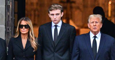 Donald Trump - Melania Trump - Barron Trump - Ron Dicker - Ainsley Earhardt - Melania Trump Reveals Barron Trump's Living Situation For College - huffpost.com - state Pennsylvania - city New York - state Florida - New York - county Palm Beach - city West Palm Beach, state Florida