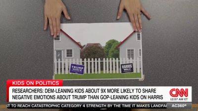 Donald Trump - Kamala Harris - Alexander Hall - Fox - CNN study finds Democrat-leaning kids 5 times more likely to say they wouldn’t visit pro-Trump family's house - foxnews.com - state New Jersey - county Anderson - county Cooper - state Texas - state Arizona