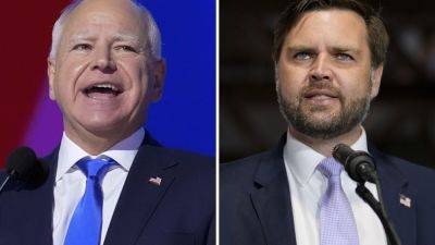 What to watch as JD Vance and Tim Walz meet for a vice presidential debate