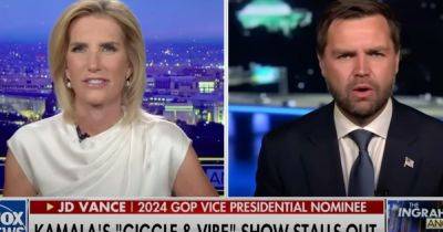 Laura Ingraham Flatters JD Vance To His Face In Most Cringeworthy Way