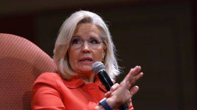 Donald Trump - Kamala Harris - Liz Cheney - Adam Kinzinger - Olivia Troye - Ian Sams - Barbara Sprunt - Will Vote - Former Republican Rep. Liz Cheney says she will vote for Vice President Harris - npr.org - state Illinois - city Chicago - state Wyoming - county Harris