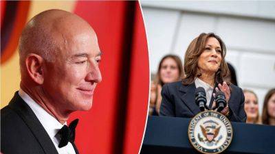 Joe Biden - Donald Trump - Kamala Harris - Jeff Bezos - Jamie Joseph - Fox - Bezos’ Amazon and Blue Origin back Harris as Alexa gushes over VP - foxnews.com - Georgia