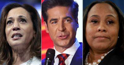 Donald Trump - Kamala Harris - Fani Willis - Jesse Watters - Kimberley Richards - Jesse Watters Slammed For Remarks On How Kamala Harris And Fani Willis Speak - huffpost.com - Usa - Georgia - state California - New York - India - area District Of Columbia - county Fulton - Canada - Washington, area District Of Columbia - county Canadian - city Detroit - city Pittsburgh - county Berkeley - county Oakland