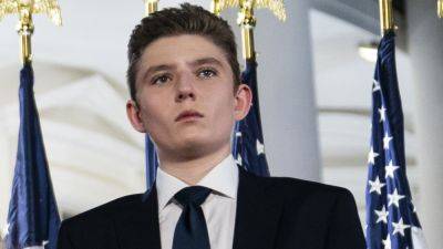 Donald Trump - Barron Trump - Ivanka Trump - Jake Offenhartz - Tiffany Trump - Donald Trump’s youngest son has enrolled at New York University - apnews.com - state Pennsylvania - Washington - city New York - state Florida - New York - Palestine - county Park