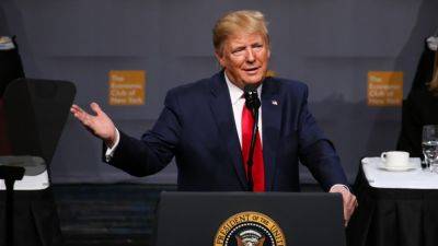 Donald Trump - Kamala Harris - Josephine Rozzelle - Watch: Donald Trump delivers remarks at the Economic Club of New York - cnbc.com - city New York - New York - Russia - Eu - France