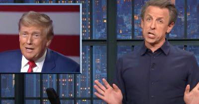 Seth Meyers Spots Telltale Sign That Shows Donald Trump Is ‘Very Triggered’ Right Now