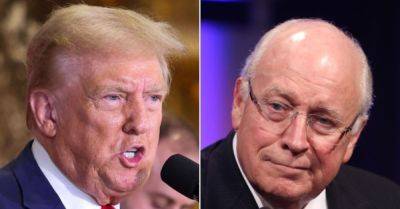 Donald Trump - Kamala Harris - George W.Bush - Liz Cheney - Dick Cheney - Ben Blanchet - Trump Fumes Over 'Irrelevant' Dick Cheney In Post-Harris Endorsement Meltdown - huffpost.com