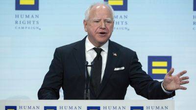 Joe Biden - Donald Trump - Kamala Harris - Tim Walz - MORIAH BALINGIT - Walz touts Democratic record of defending LGBTQ+ rights, says Harris will advance cause if elected - apnews.com - Usa - Washington - state Minnesota